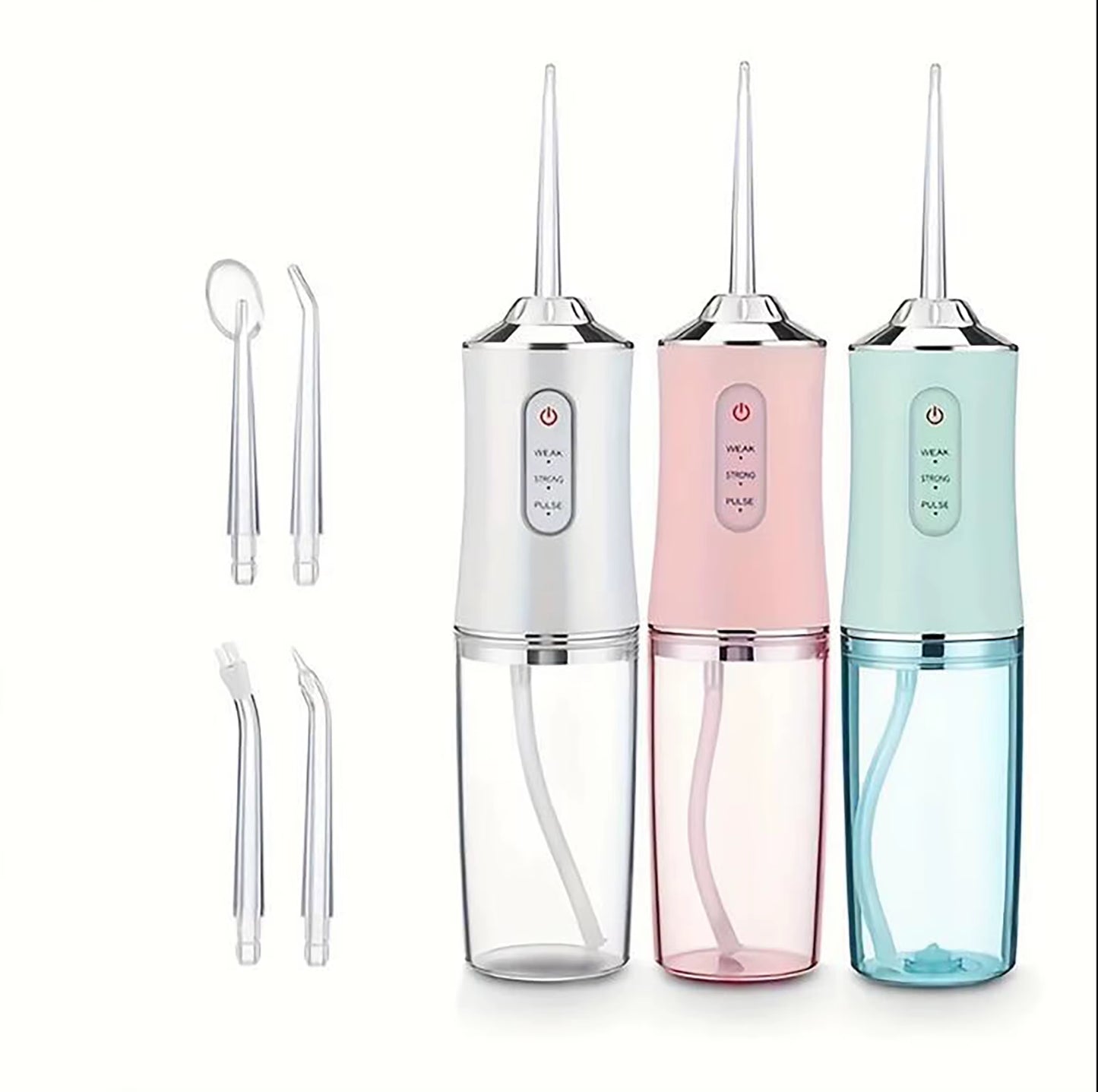 1Pc Portable Oral Irrigator USB Rechargeable 3 Modes 4 Nozzles IPX7 Mouthwash Machine for Home Travel Teeth Cleaning Machine